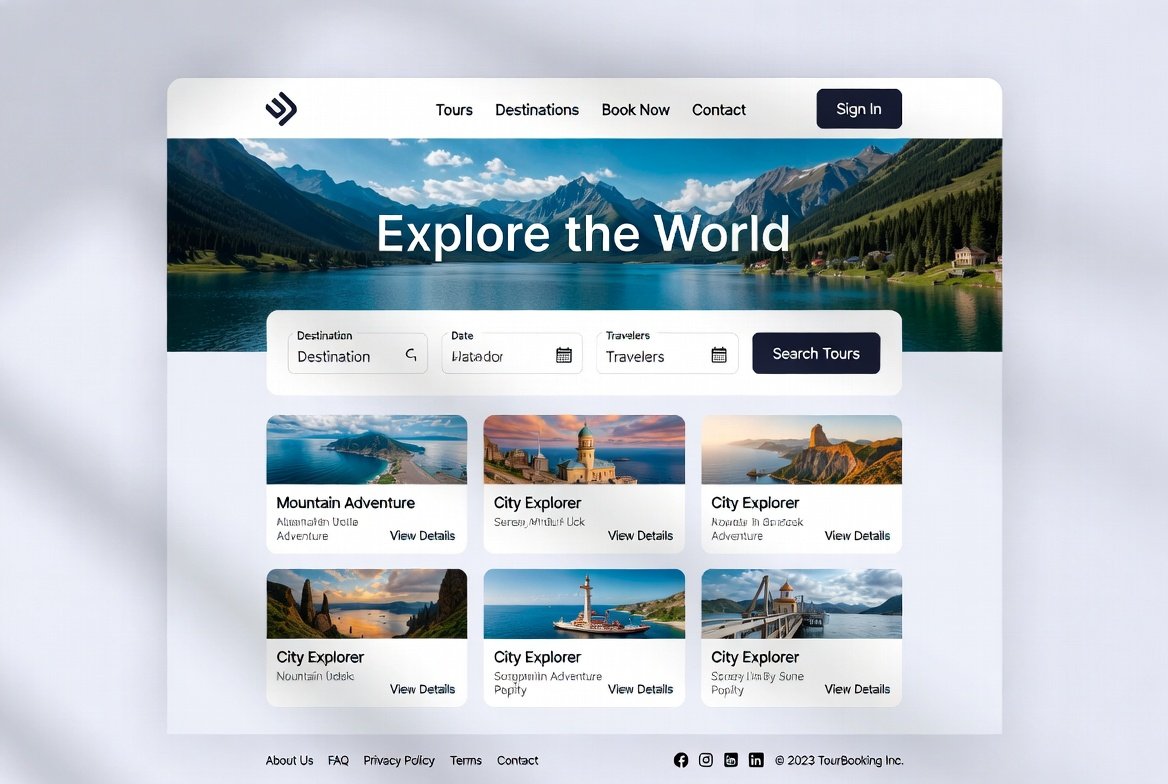 Tours - No te vendo una página para tours… te vendo la ilusión del viaje antes de que alguien reserve.